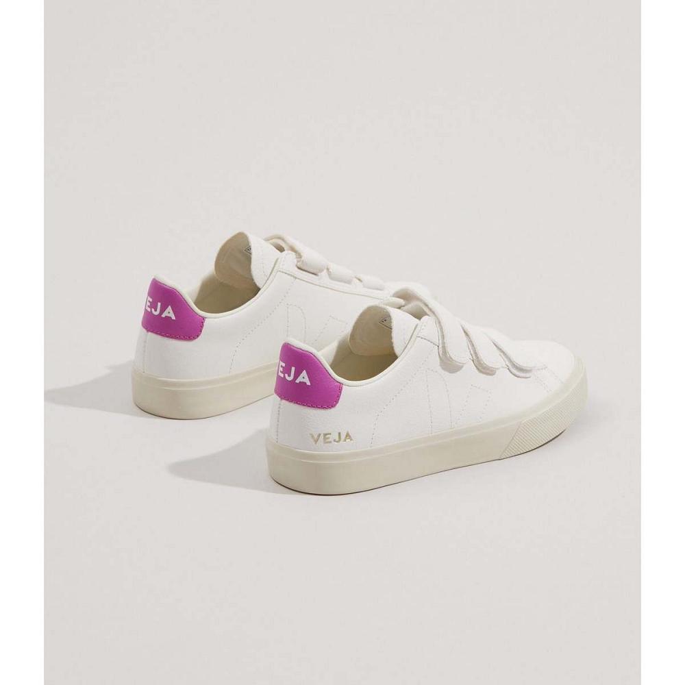 Veja RECIFE CHROMEFREE Women's Sneakers White/Purple | CA 624DFM